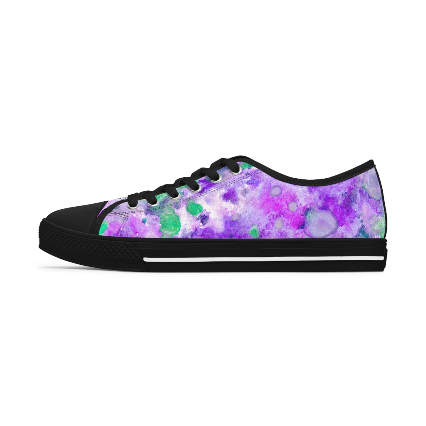 Pink and Green Dot Unisex Classic Low Top Sneakers