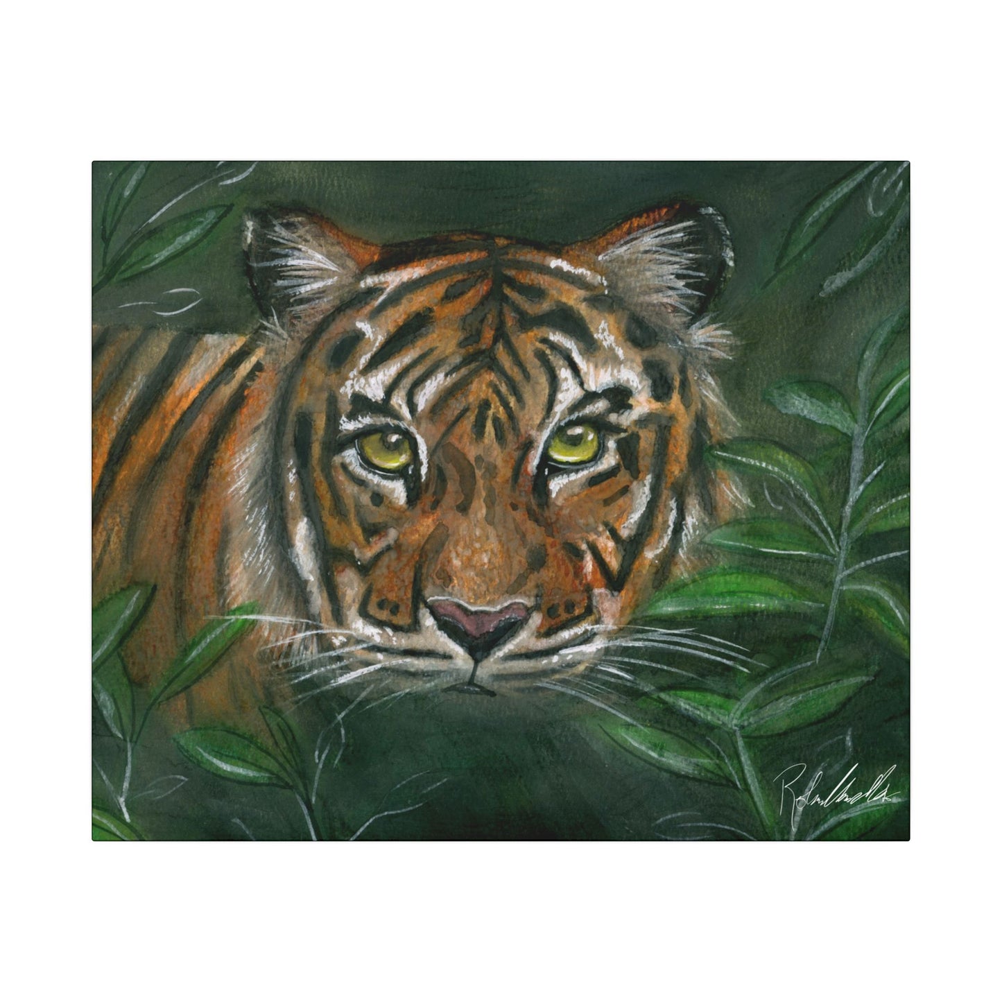 Jungle Tiger Canvas Gallery Wrap