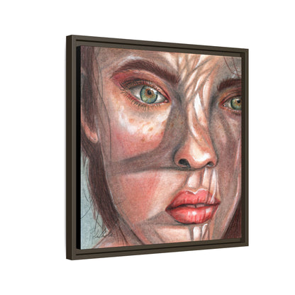 Woman In the Shadows Framed Wall Art
