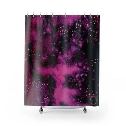 Rose Colored Galaxy Shower Curtain