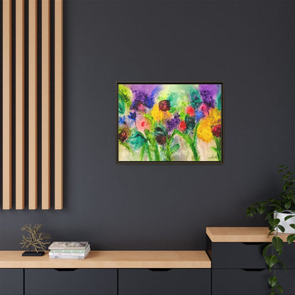 Abstract Flowers Framed Wall Art