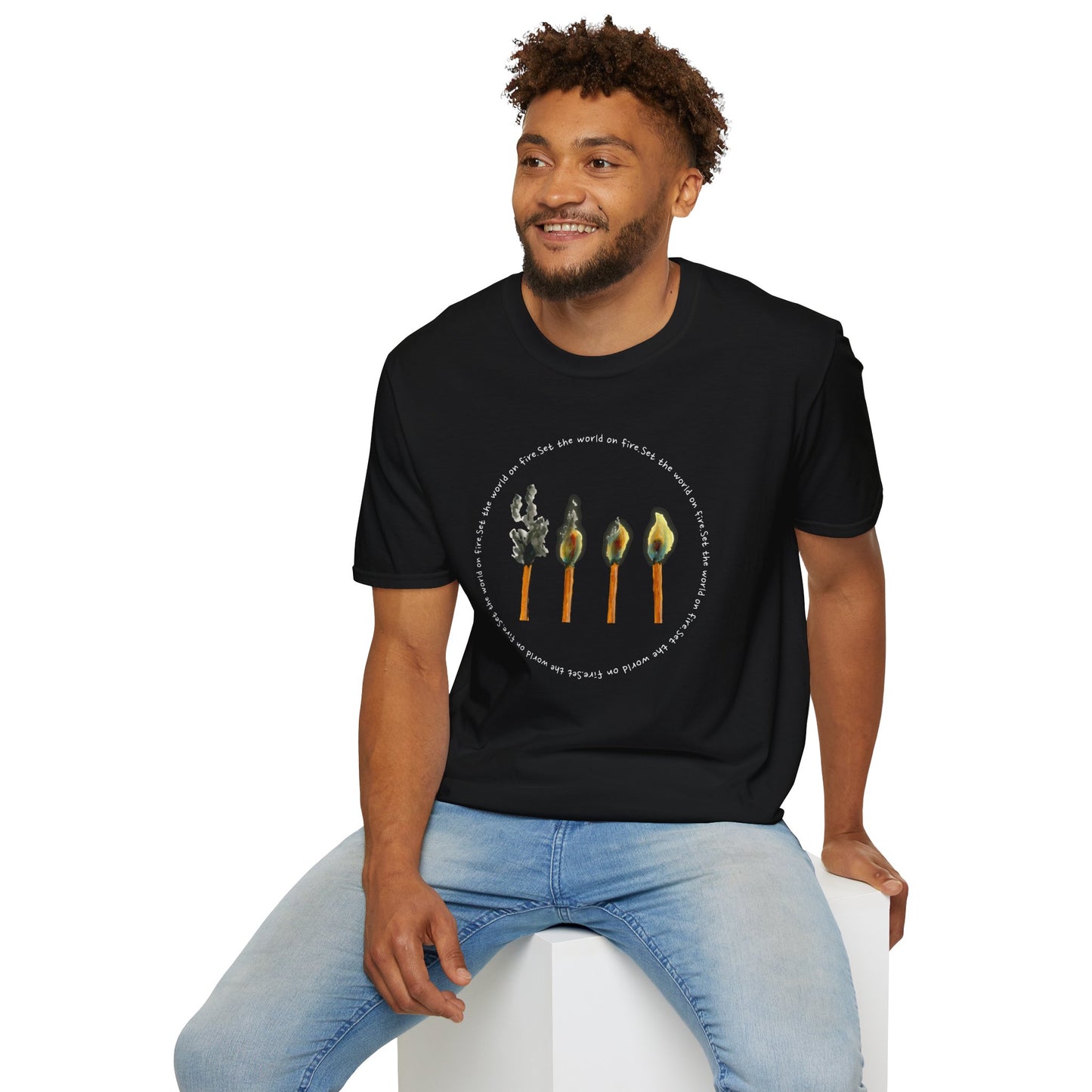 Light the World on Fire Unisex Softstyle T-Shirt