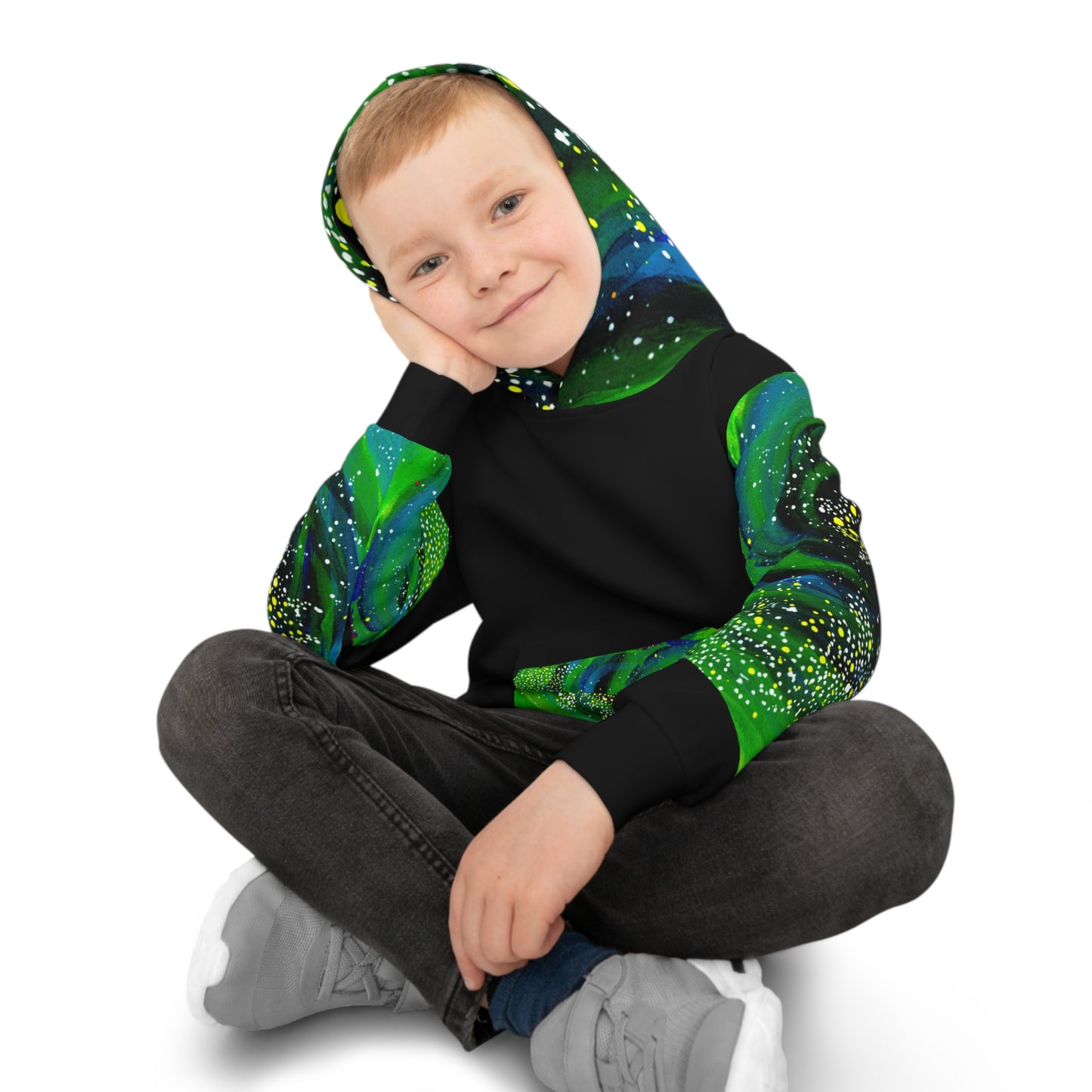 Spiral Galaxy Children's Hoodie (AOP)