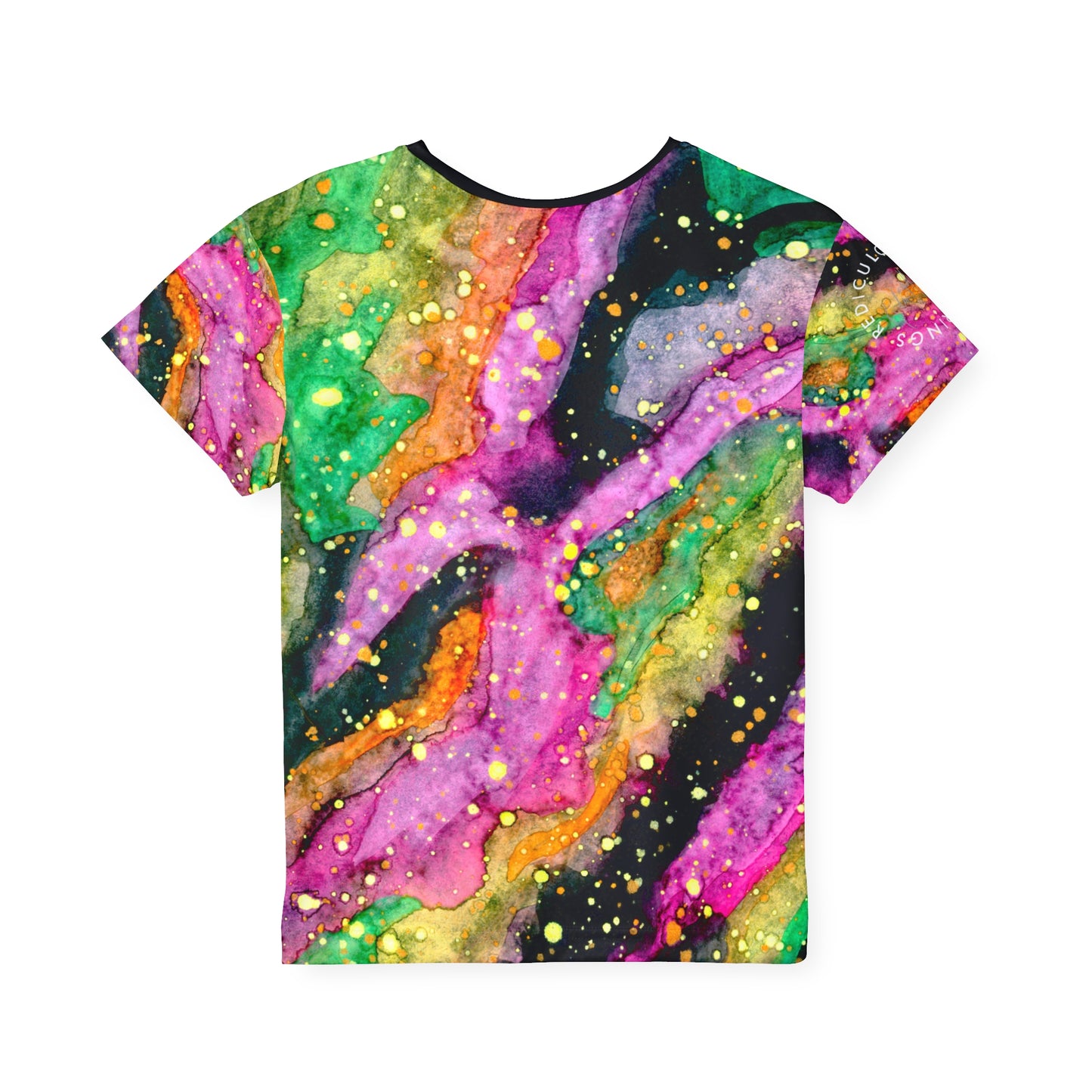 Neon Galaxy Kids Sports Jersey (AOP)