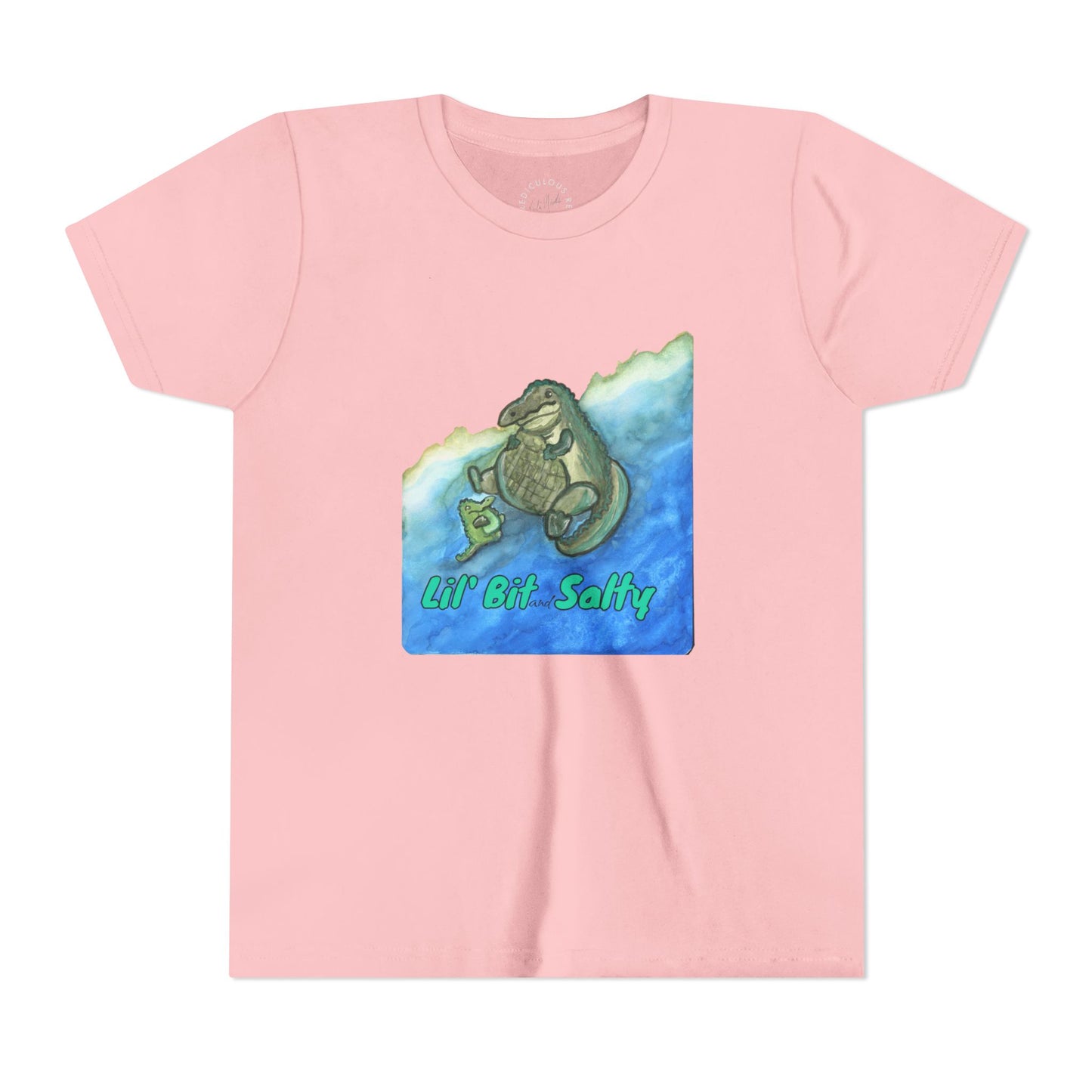 Youth Tee — "Lil' Bit Salty" Gator Graphic Shirt