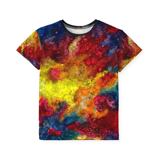 Sunset Clouds Galaxy Kids Sports Jersey (AOP)