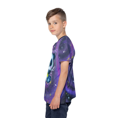 Kids Panda Galaxy Jersey — Cute Star-Holding Panda All-Over Print