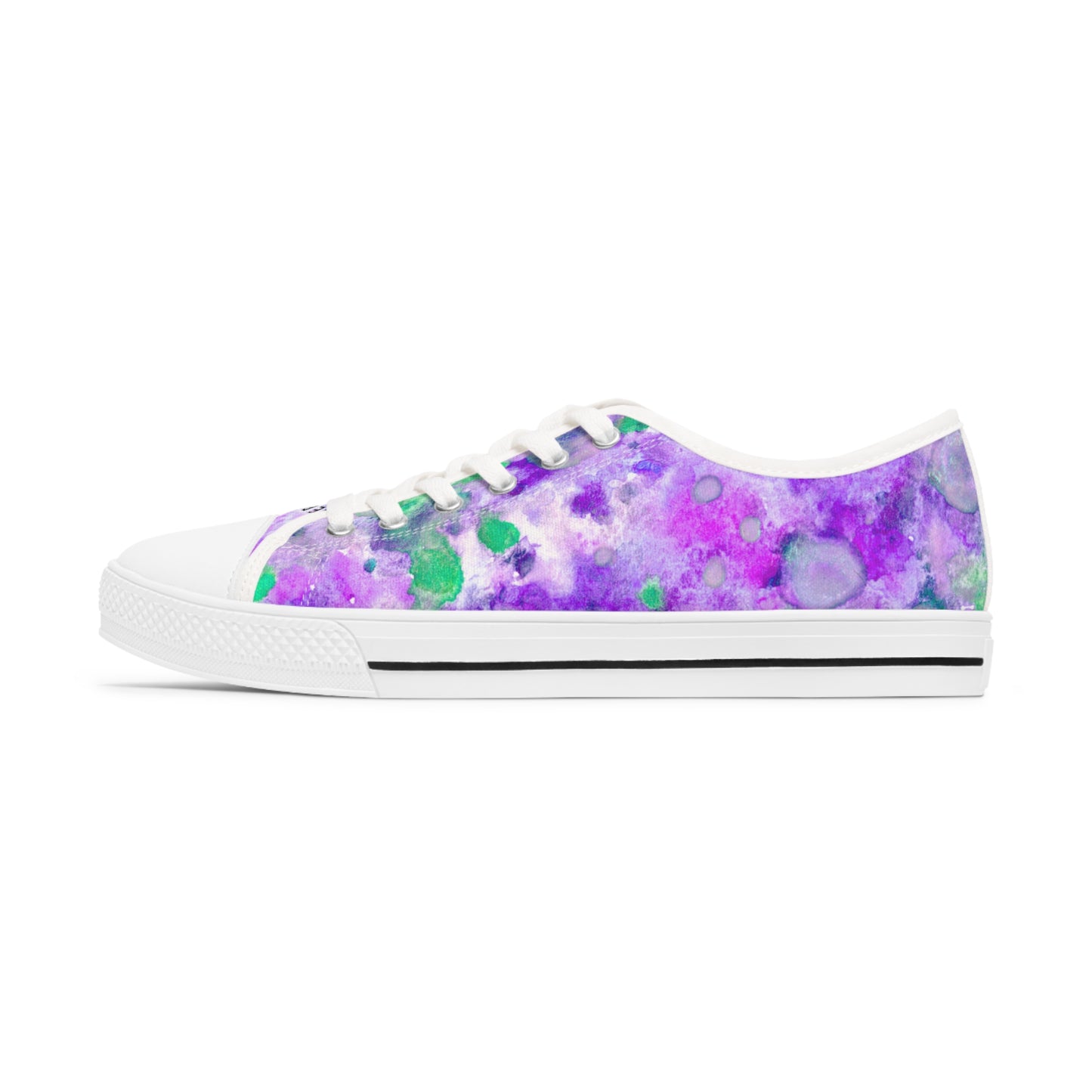 Pink and Green Dot Unisex Classic Low Top Sneakers