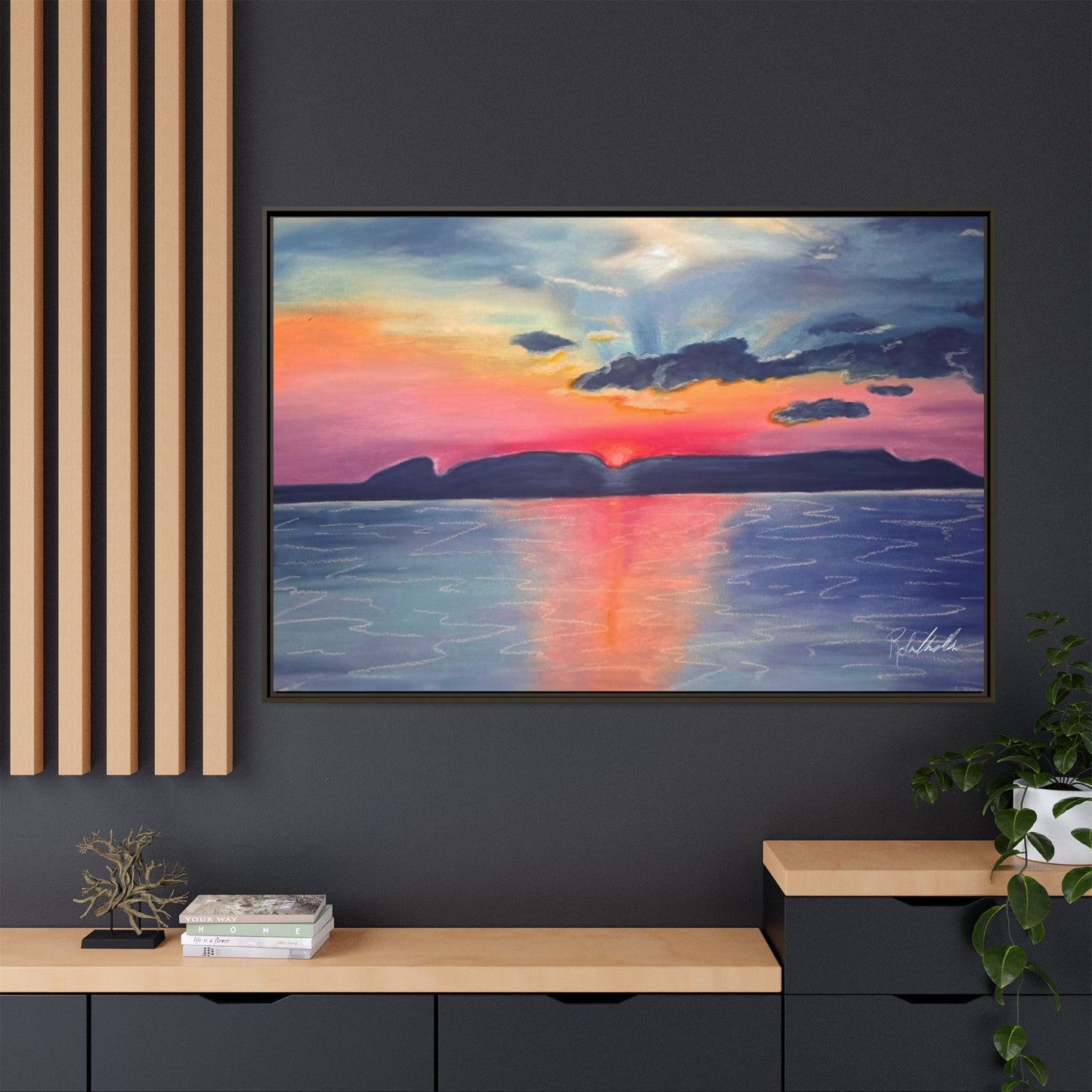 Sleeping Giant at Dawn Framed Wall Art