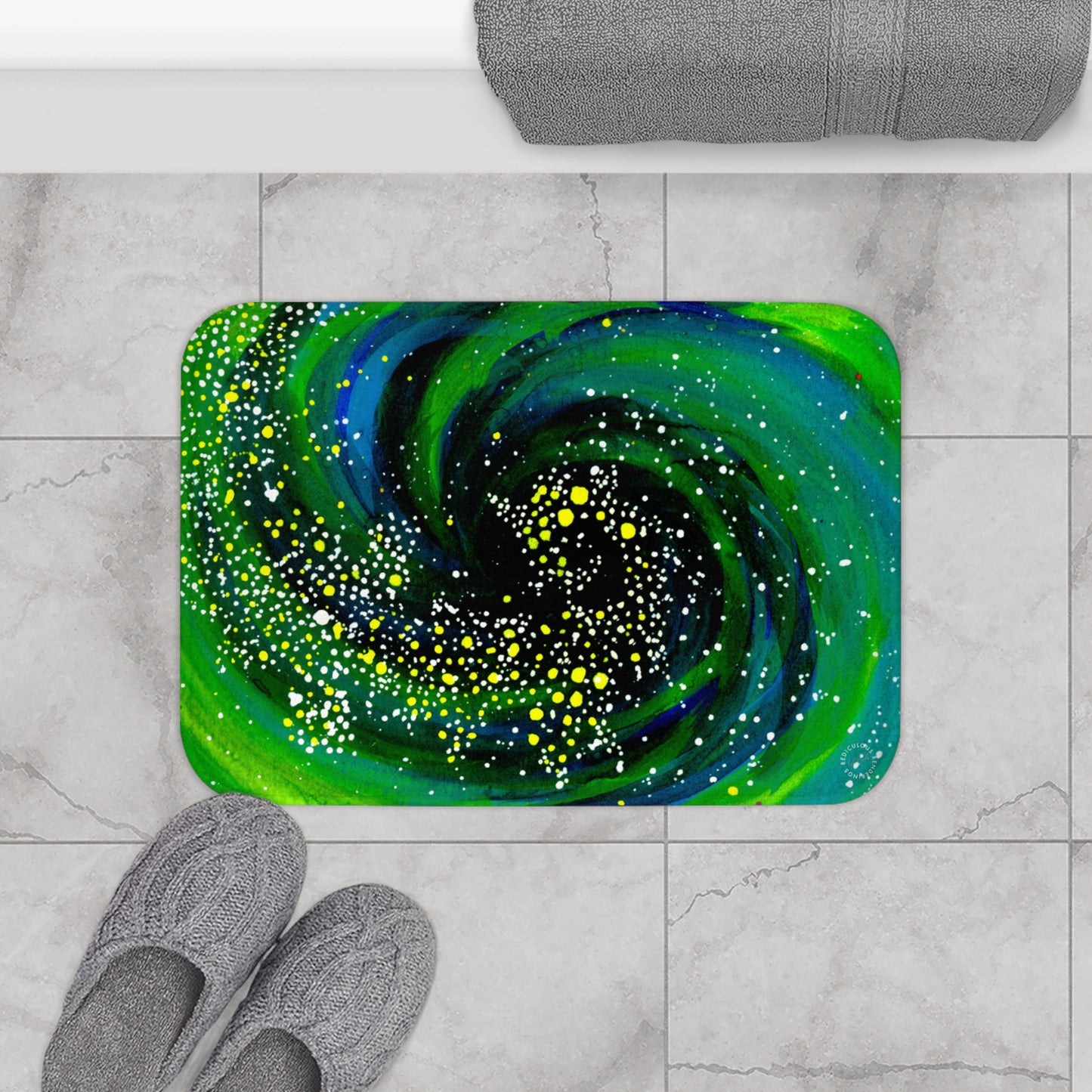 Spiral Galaxy Bath Mat