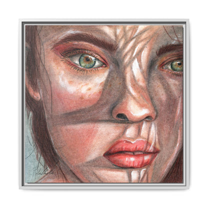Woman In the Shadows Framed Wall Art