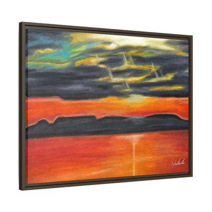 Sleeping Giant at Sunset Framed Wall Art