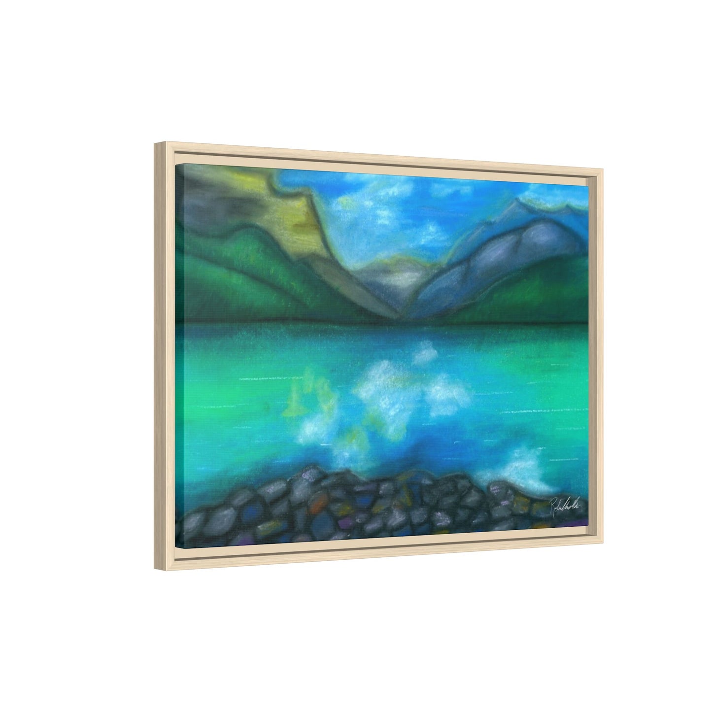 Mountain Lake Framed Wall Art