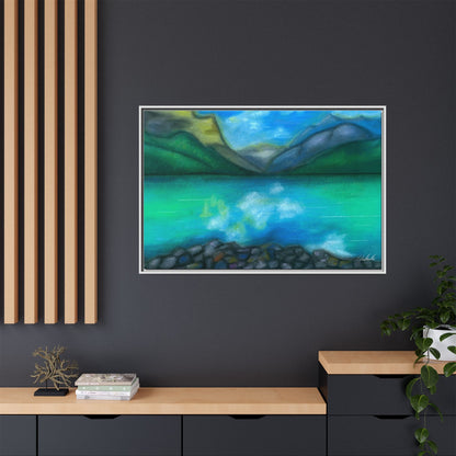 Mountain Lake Framed Wall Art