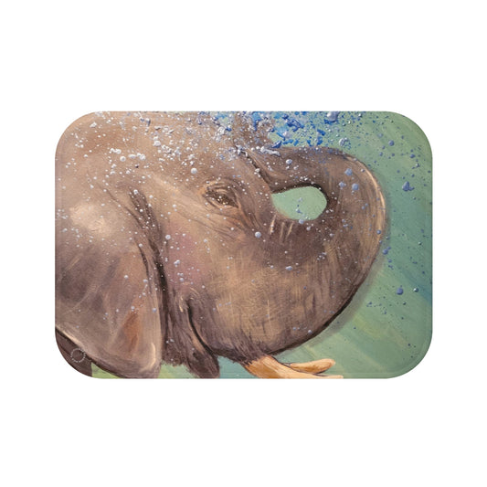 Elephant Bath Mat  Anti-Slip, 100% Microfiber Rug- Home & Bathroom Supplies