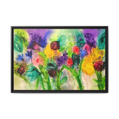 Abstract Flowers Framed Wall Art