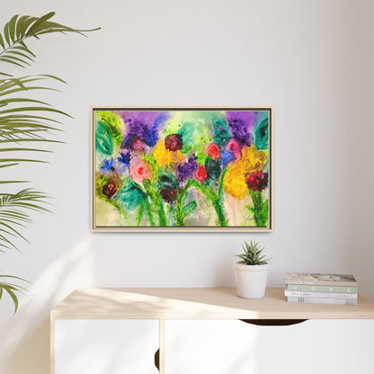 Abstract Flowers Framed Wall Art