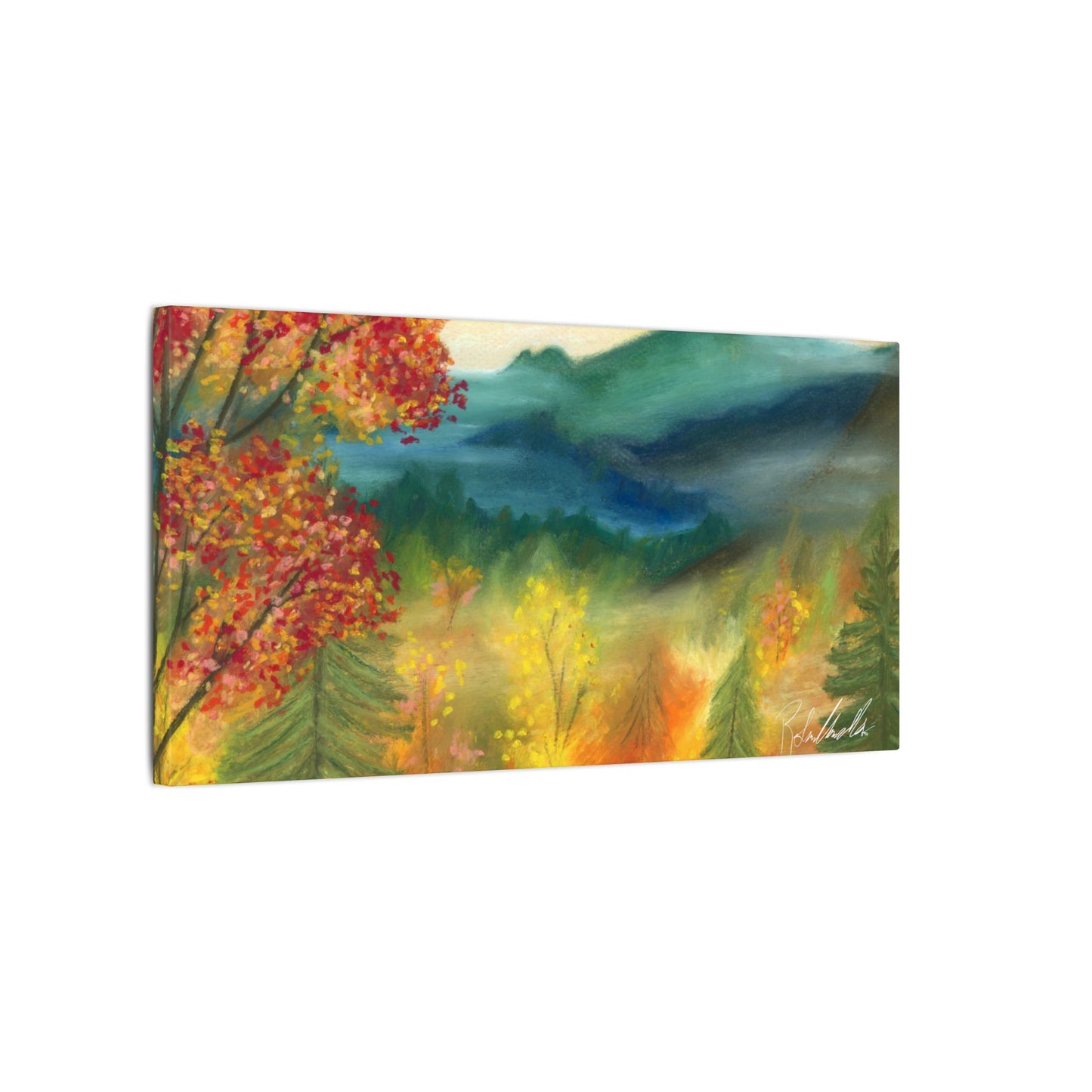 Fall Mountains Canvas Gallery Wrap