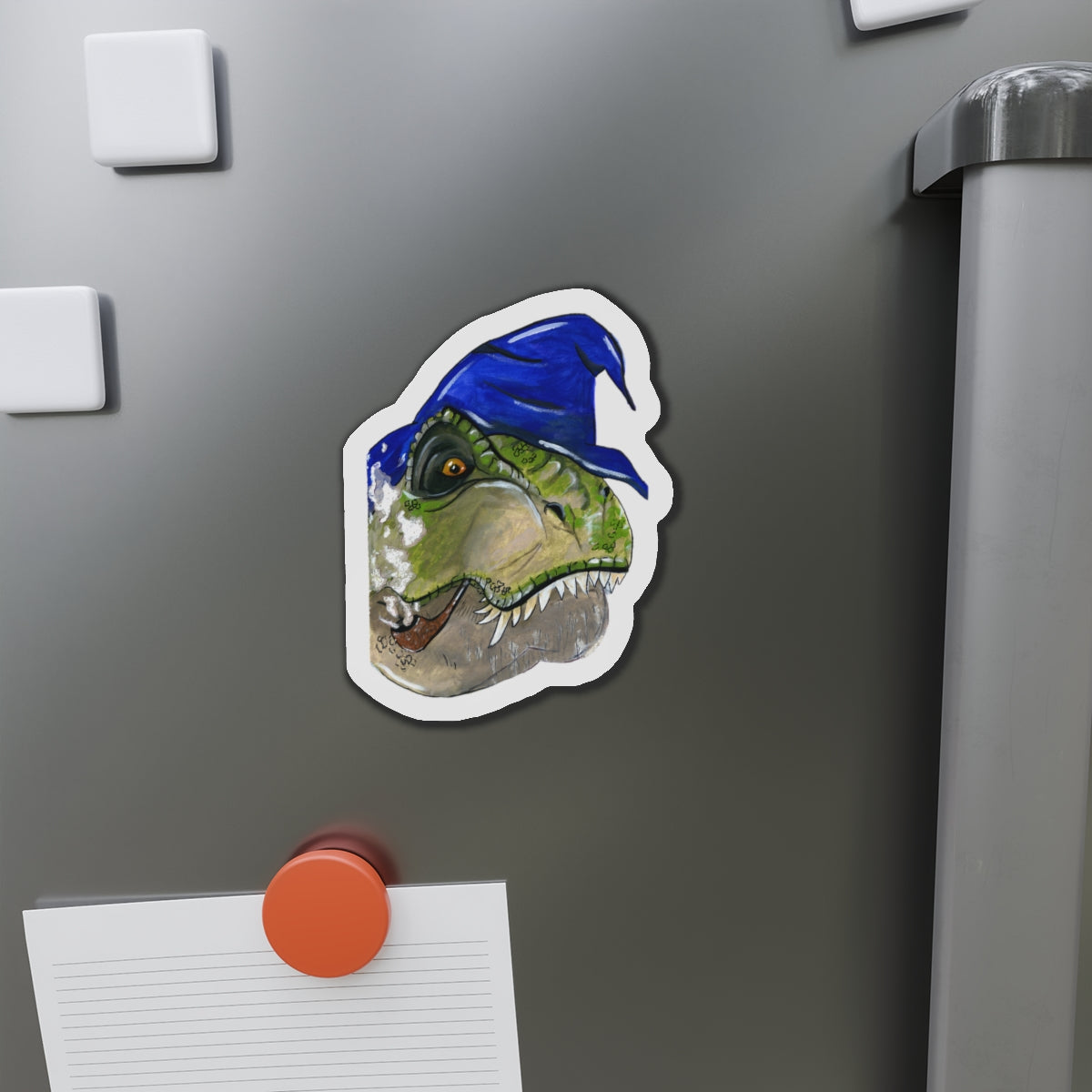 Wizard Rex Die-Cut Magnets