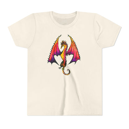 Kids Dragon T-Shirt — Colorful Fantasy Dragon Youth Tee