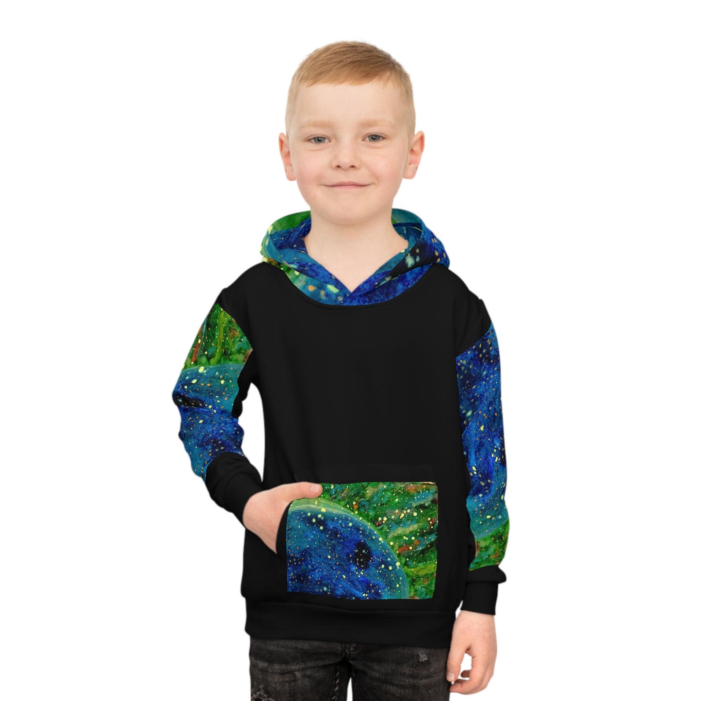 Blue Planet Galaxy Children's Hoodie (AOP)