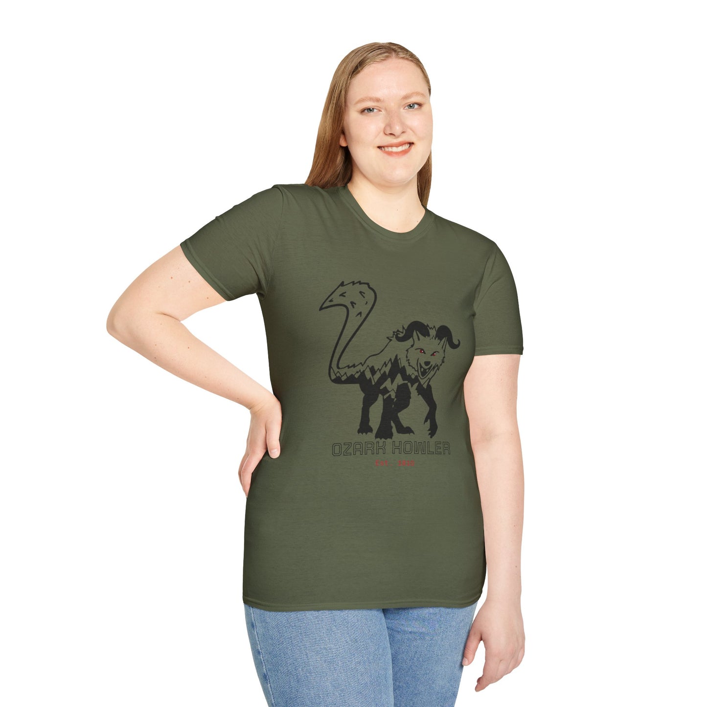 T-Shirt — Ozark Howler Mythical Creature Graphic Tee