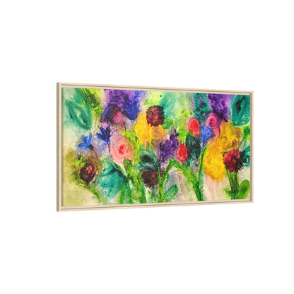 Abstract Flowers Framed Wall Art