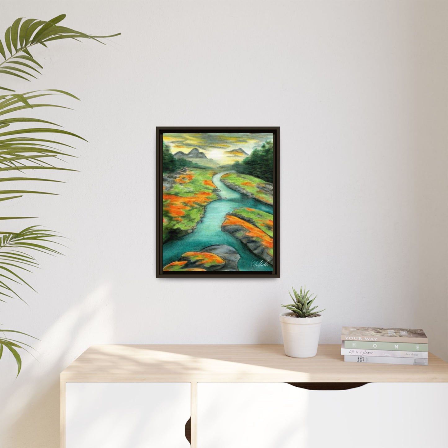 Mountain Stream Framed Wall Art