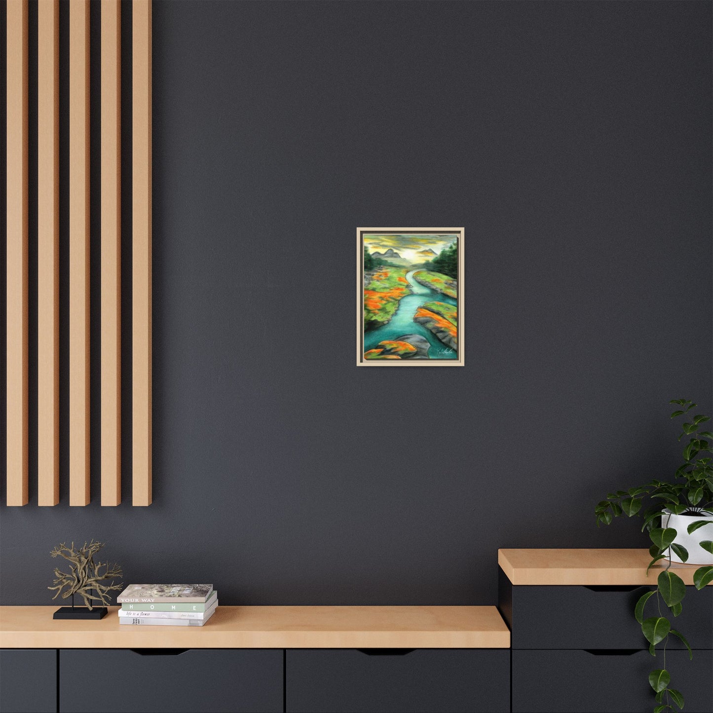 Mountain Stream Framed Wall Art
