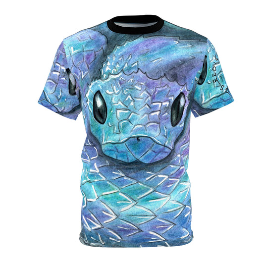Cute Snake Unisex T-Shirt (AOP)