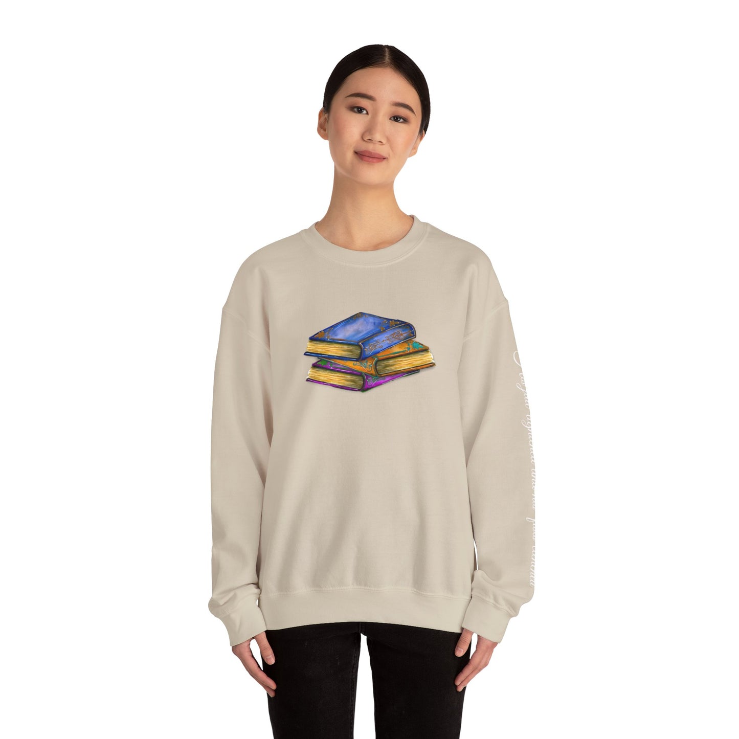 Book- His jaw tightened... Unisex Heavy Blend™ Crewneck Sweatshirt