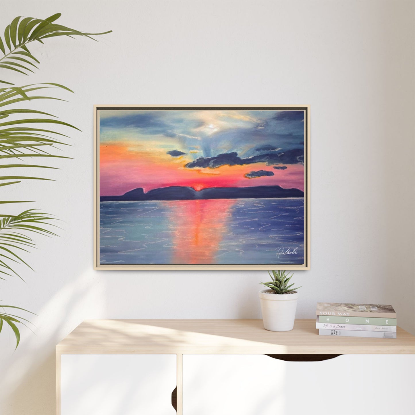Sleeping Giant at Dawn Framed Wall Art