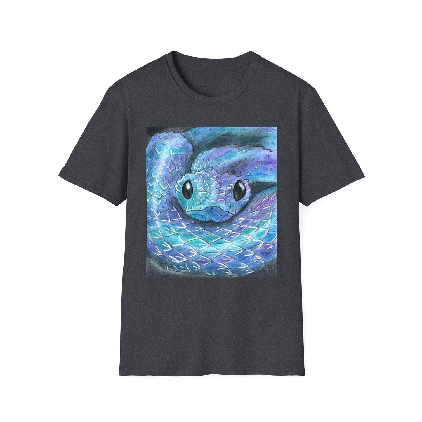 Cute Snake Unisex Softstyle Print T-Shirt