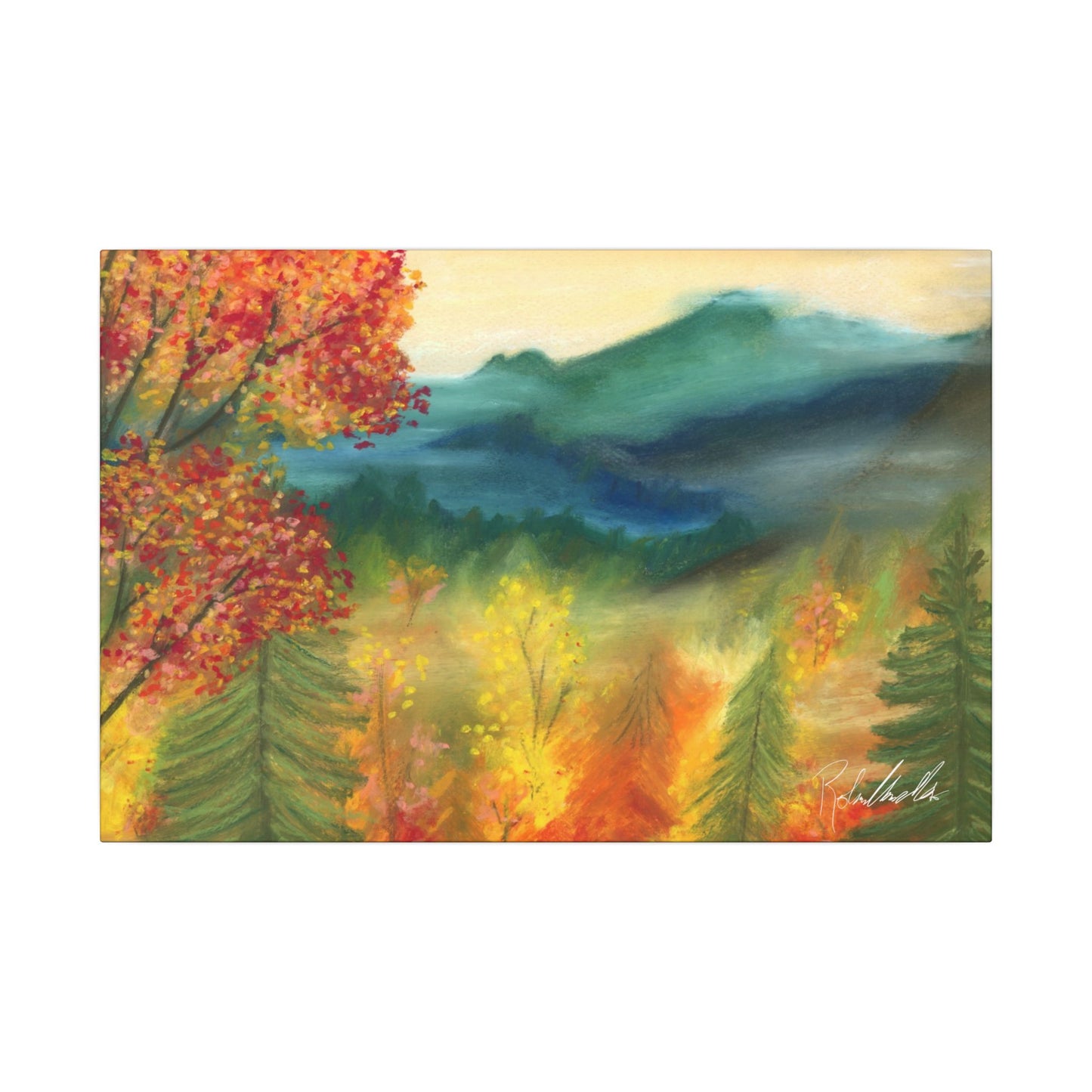 Fall Mountains Canvas Gallery Wrap