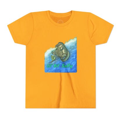 Youth Tee — "Lil' Bit Salty" Gator Graphic Shirt