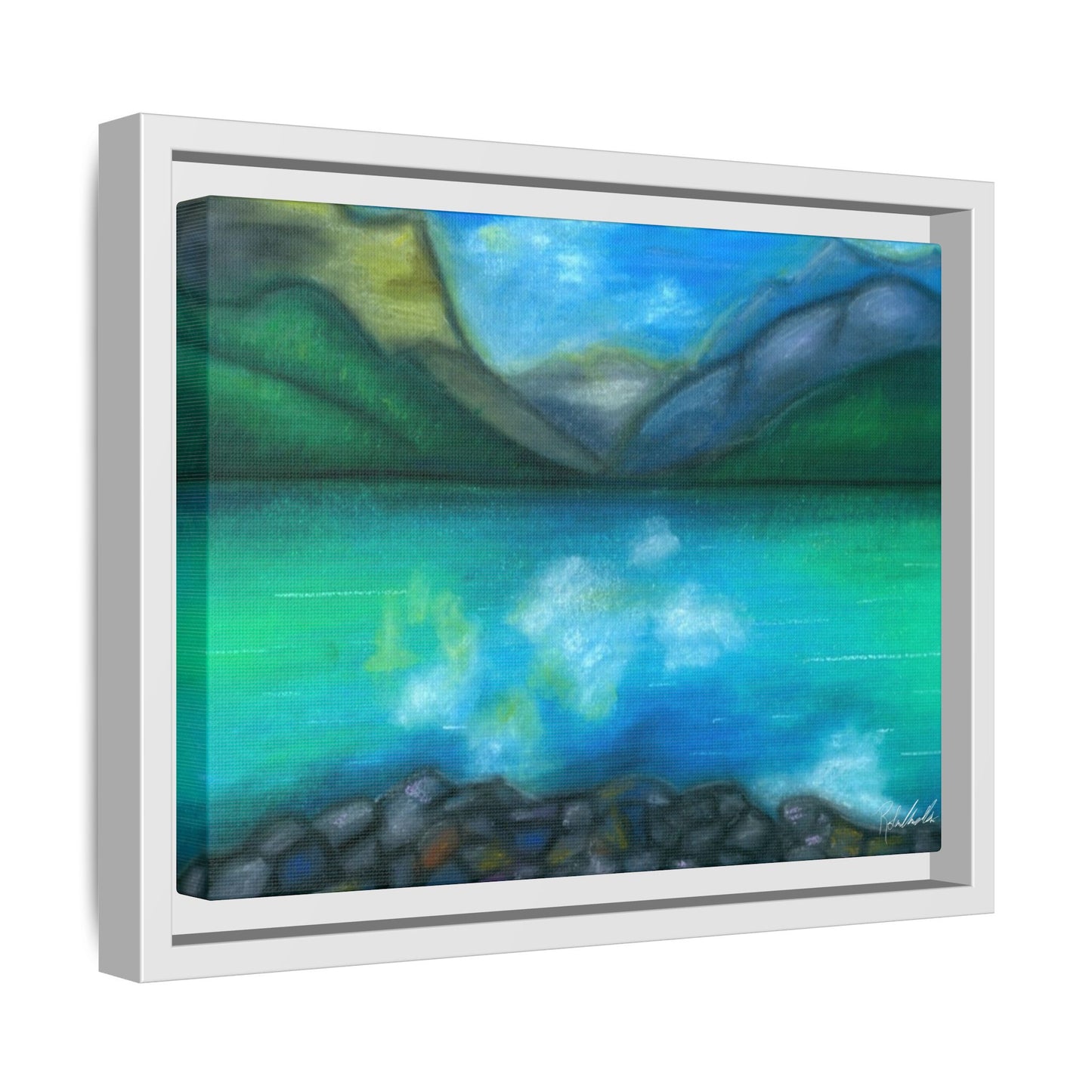 Mountain Lake Framed Wall Art
