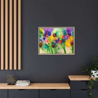 Abstract Flowers Framed Wall Art