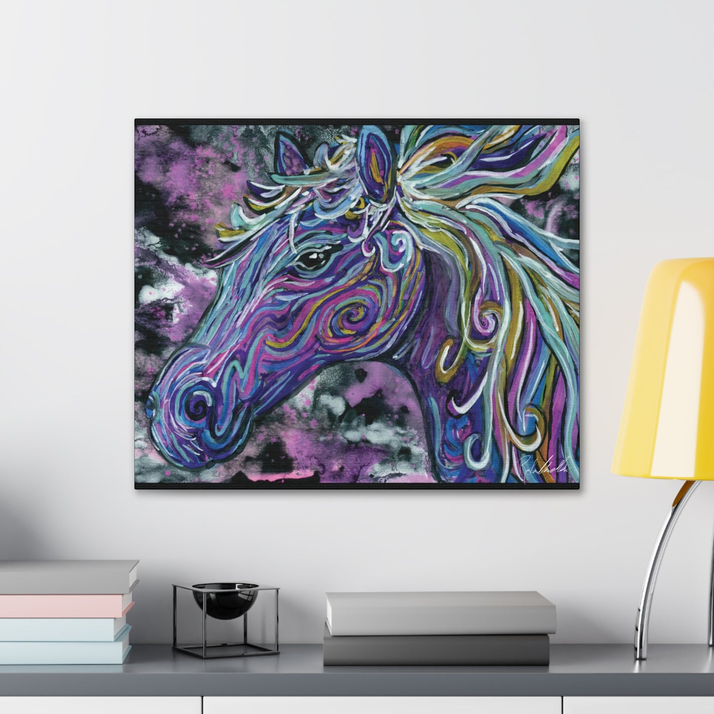 Watercolor Horse Canvas Gallery Wrap