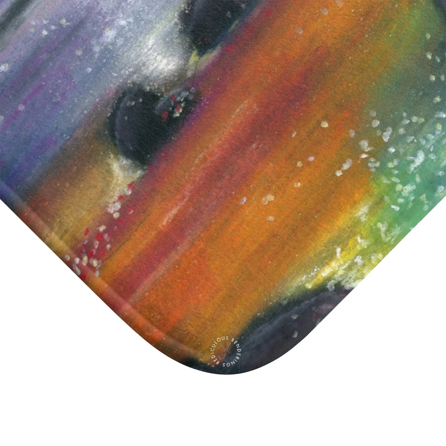 Night Beach Bath Mat