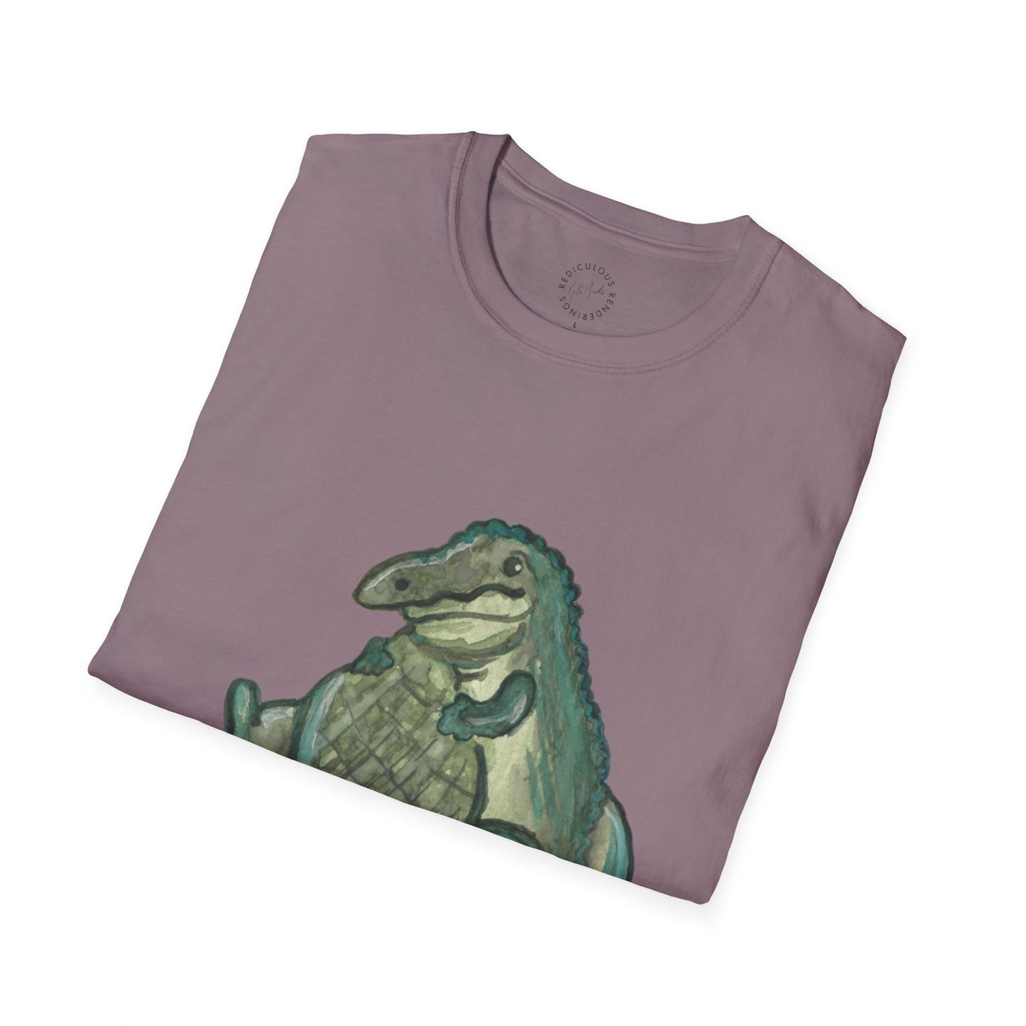 Father Son Alligator Unisex Softstyle Print T-Shirt