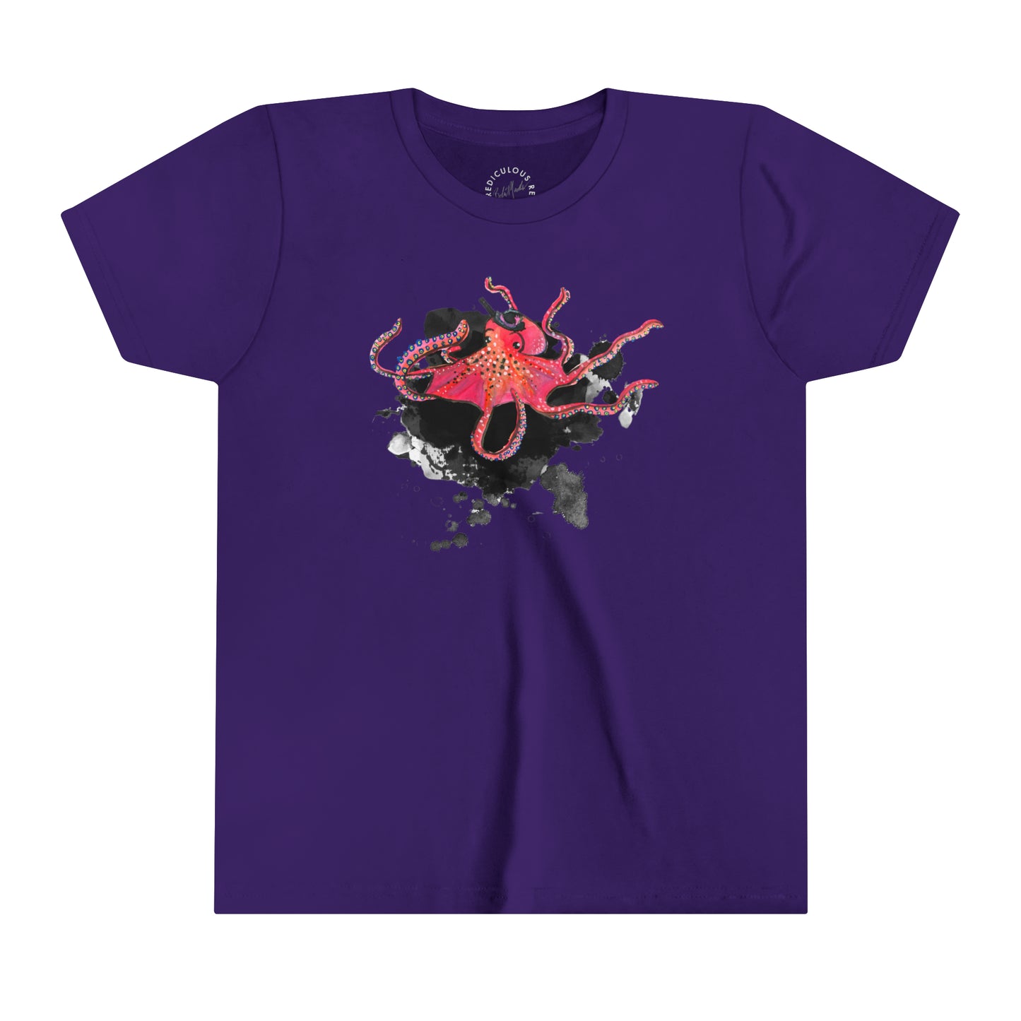 Red Octopus Kids T-Shirt