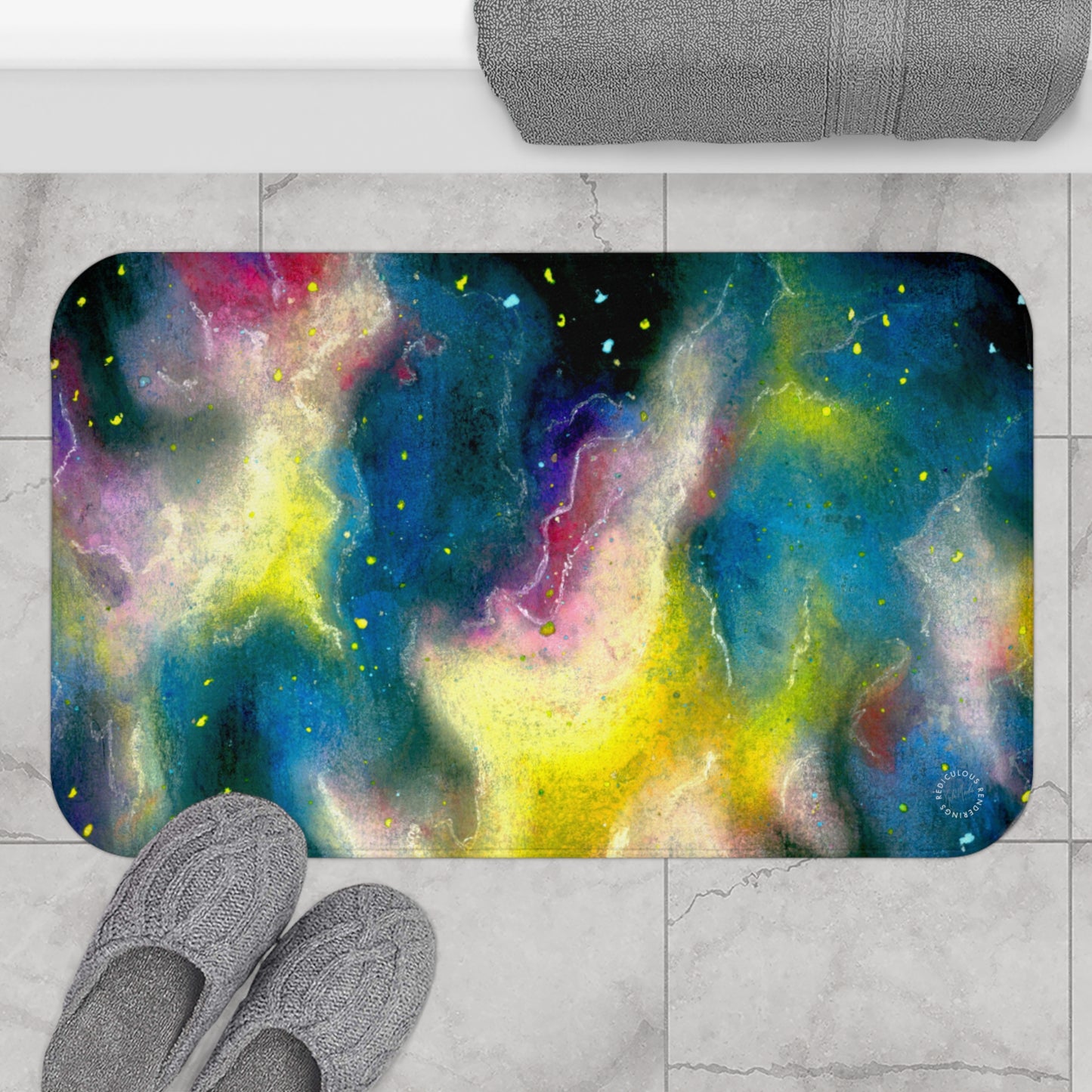 Sunrise Galaxy Bath Mat