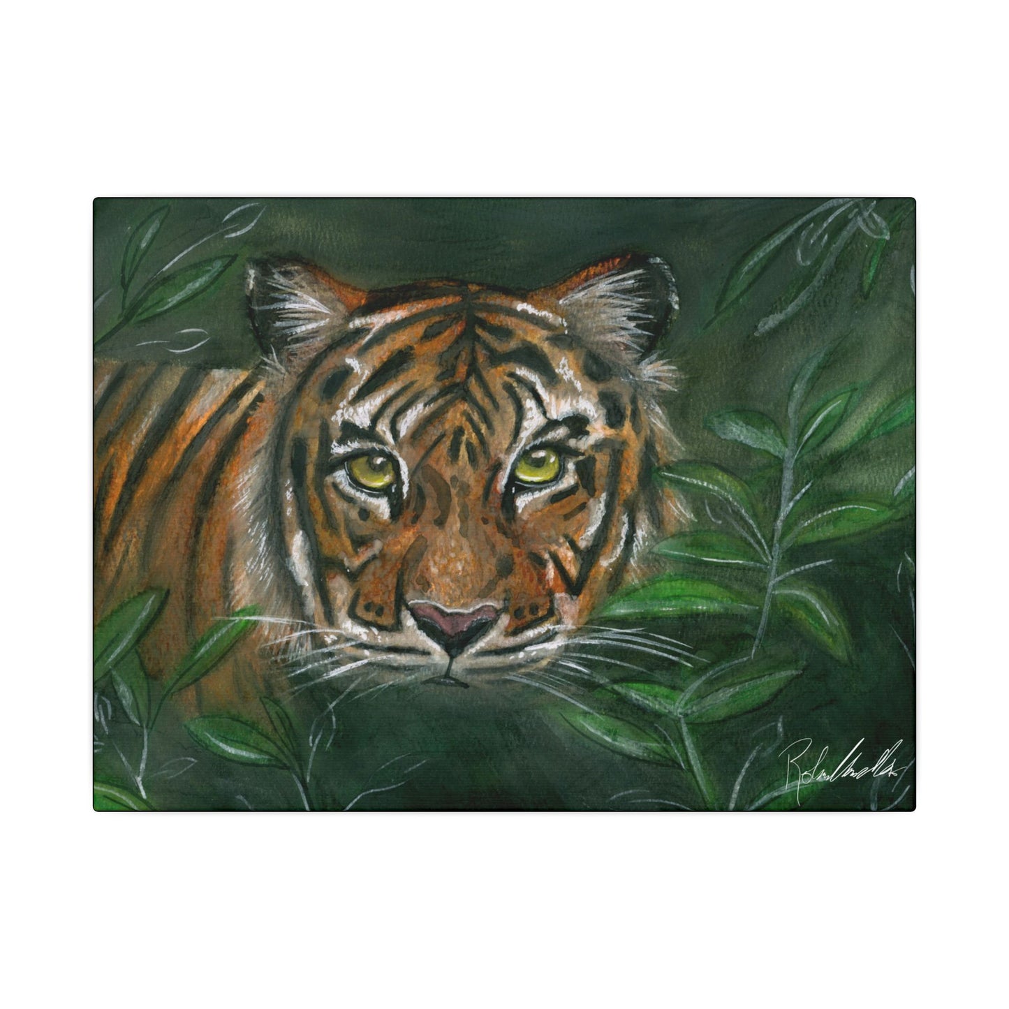 Jungle Tiger Canvas Gallery Wrap