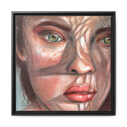 Woman In the Shadows Framed Wall Art