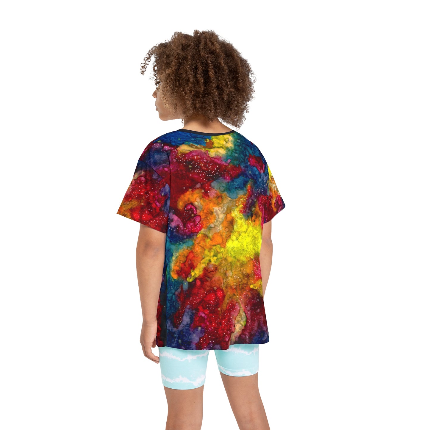 Sunset Clouds Galaxy Kids Sports Jersey (AOP)