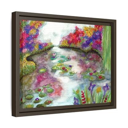 Floral Summer Pond Framed Wall Art