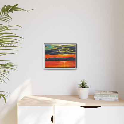 Sleeping Giant at Sunset Framed Wall Art
