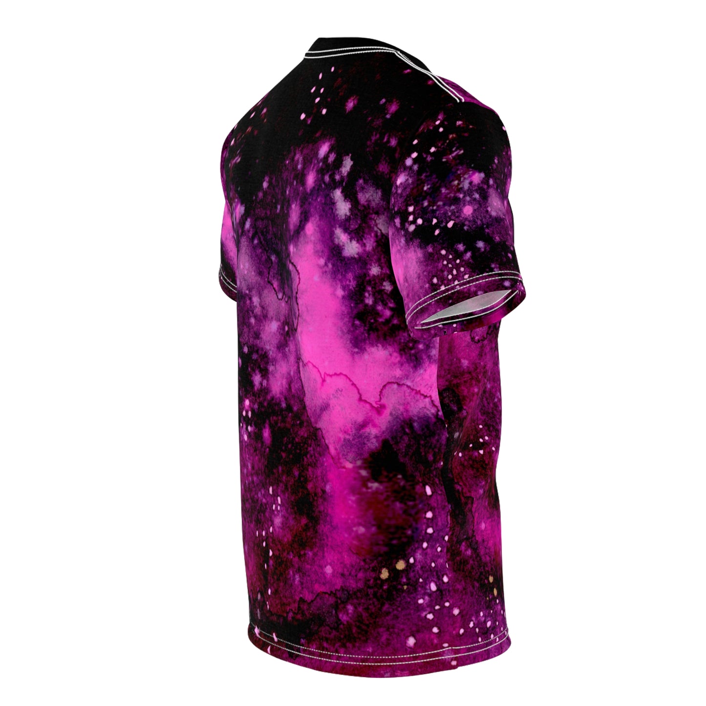 Rose Colored Galaxy Unisex T-Shirt (AOP)