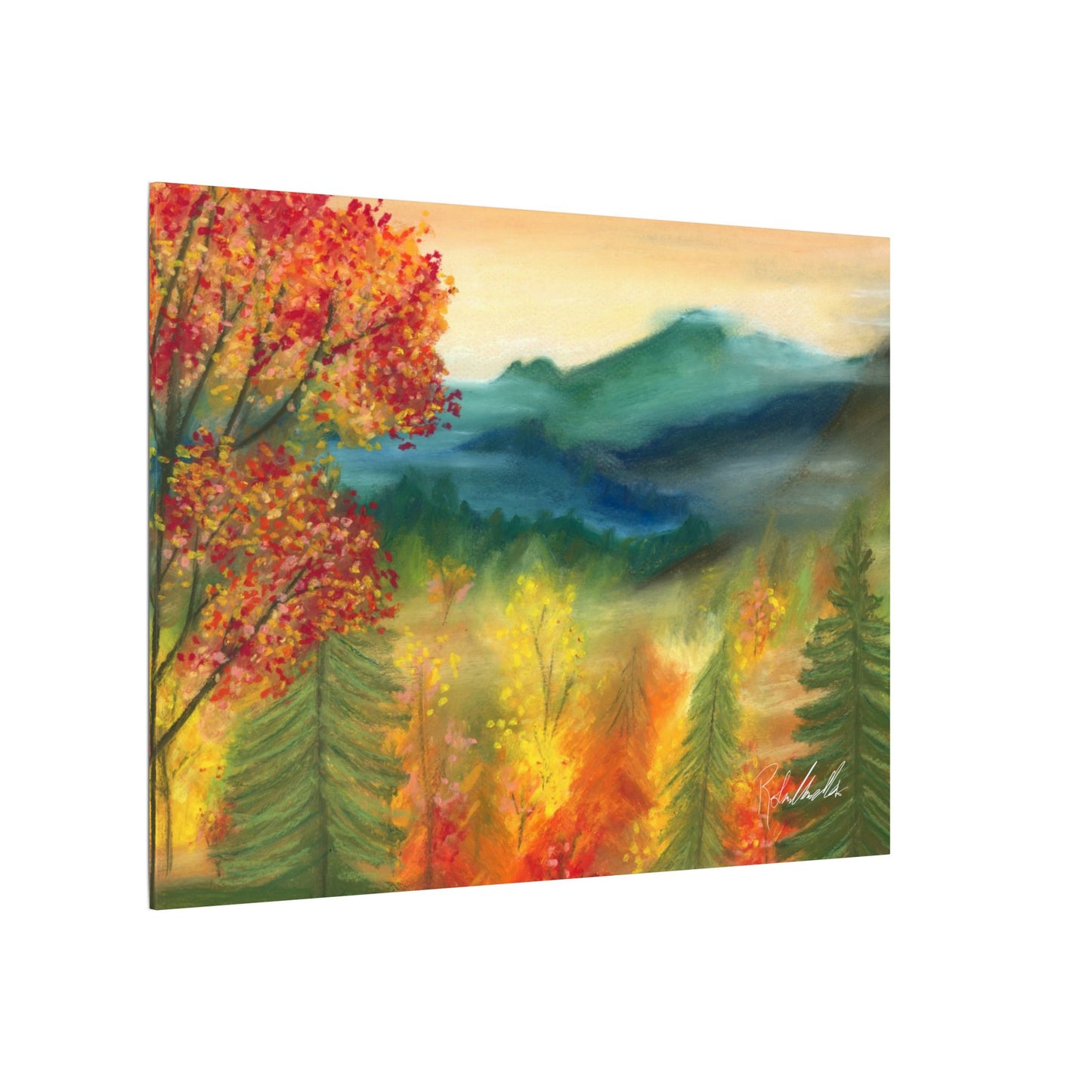 Fall Mountains Canvas Gallery Wrap