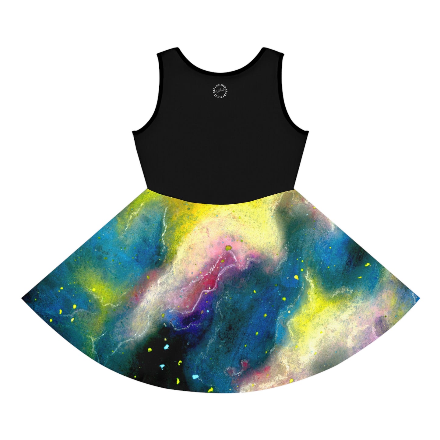 Sunrise Galaxy Girls' Sleeveless Sundress (AOP)